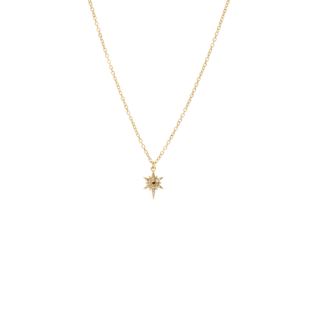 Myla stainless steel goldplated ketting voor dames