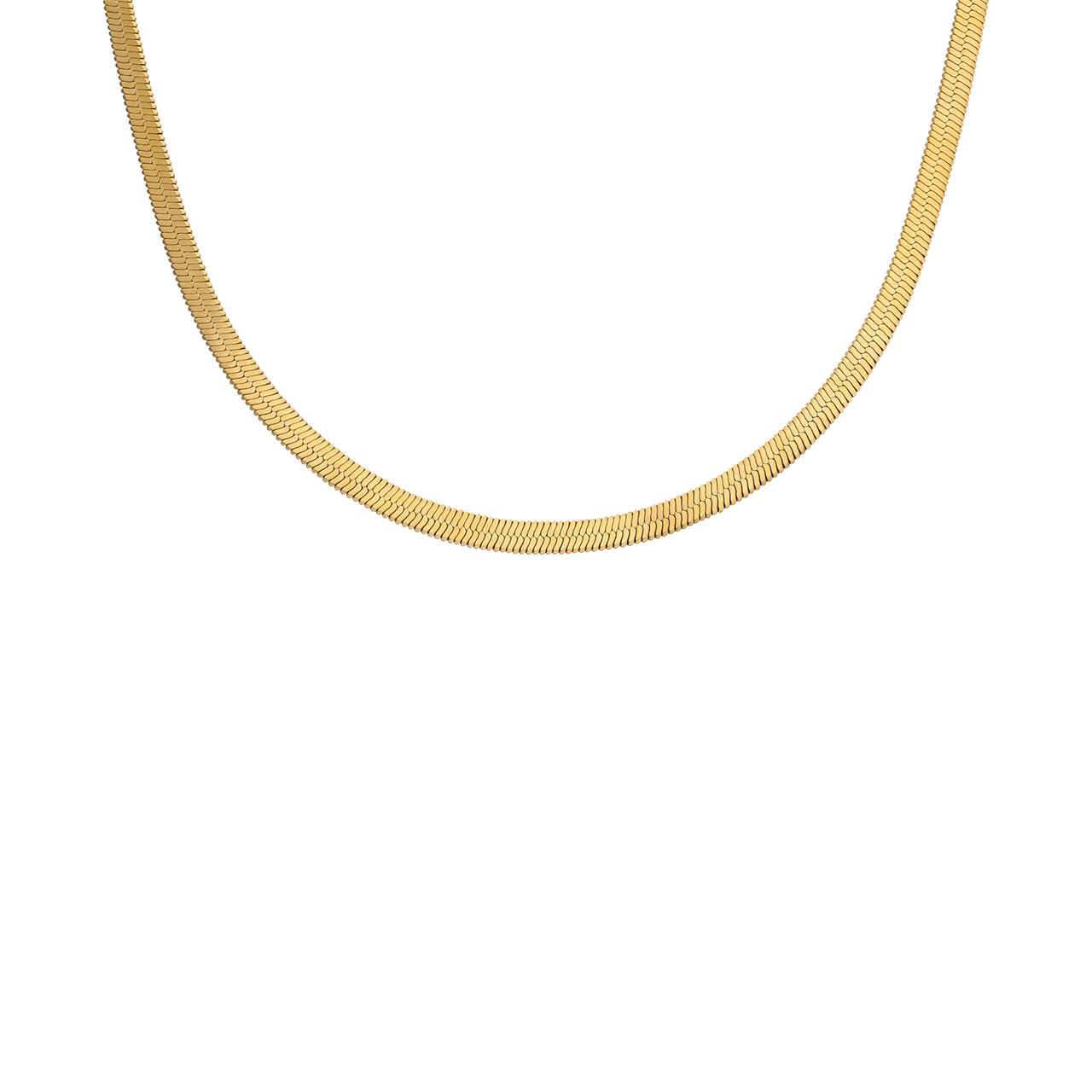 Myla stainless steel goldplated ketting voor dames