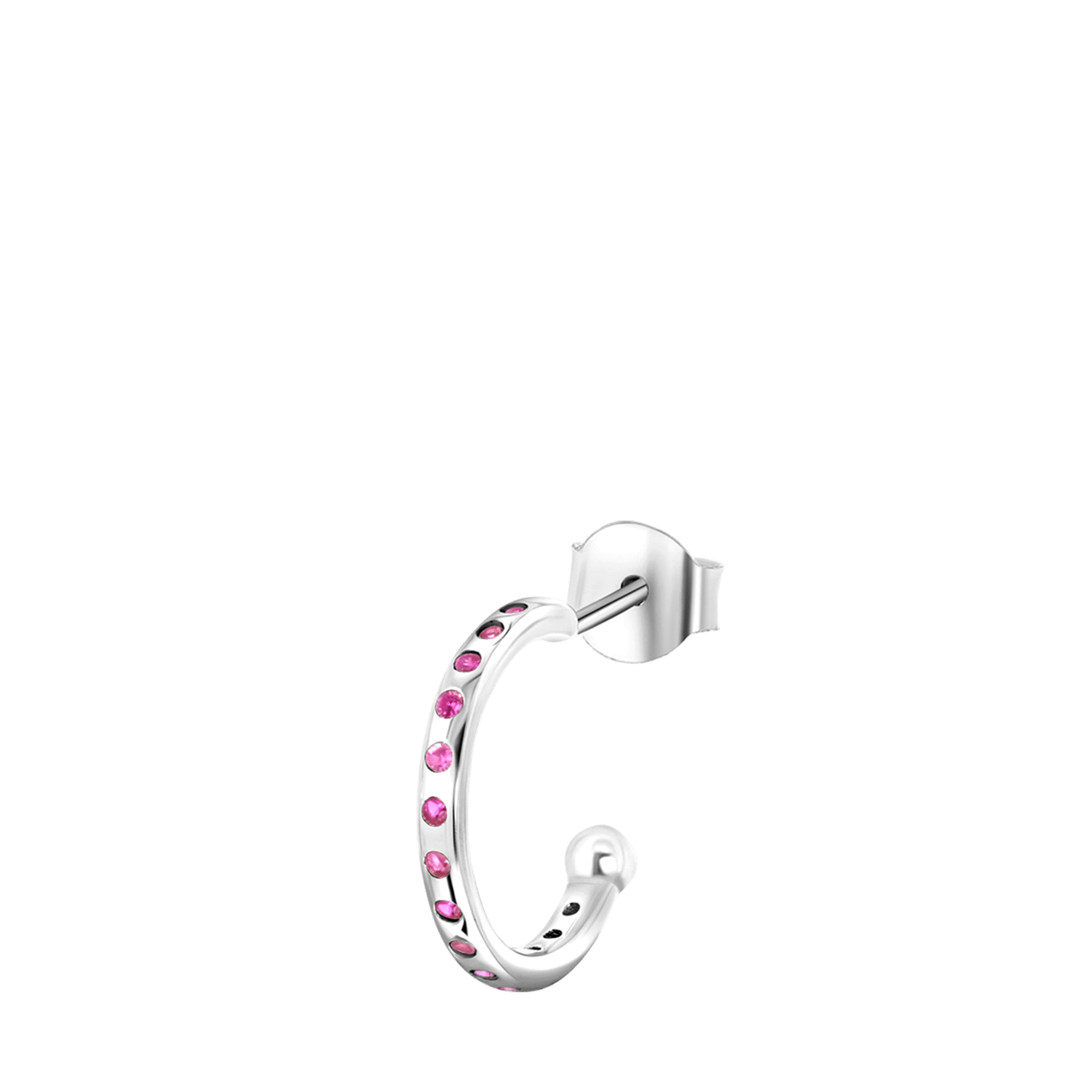 Ohrring, 925 Silber, Geburtsstein, Mix & Match