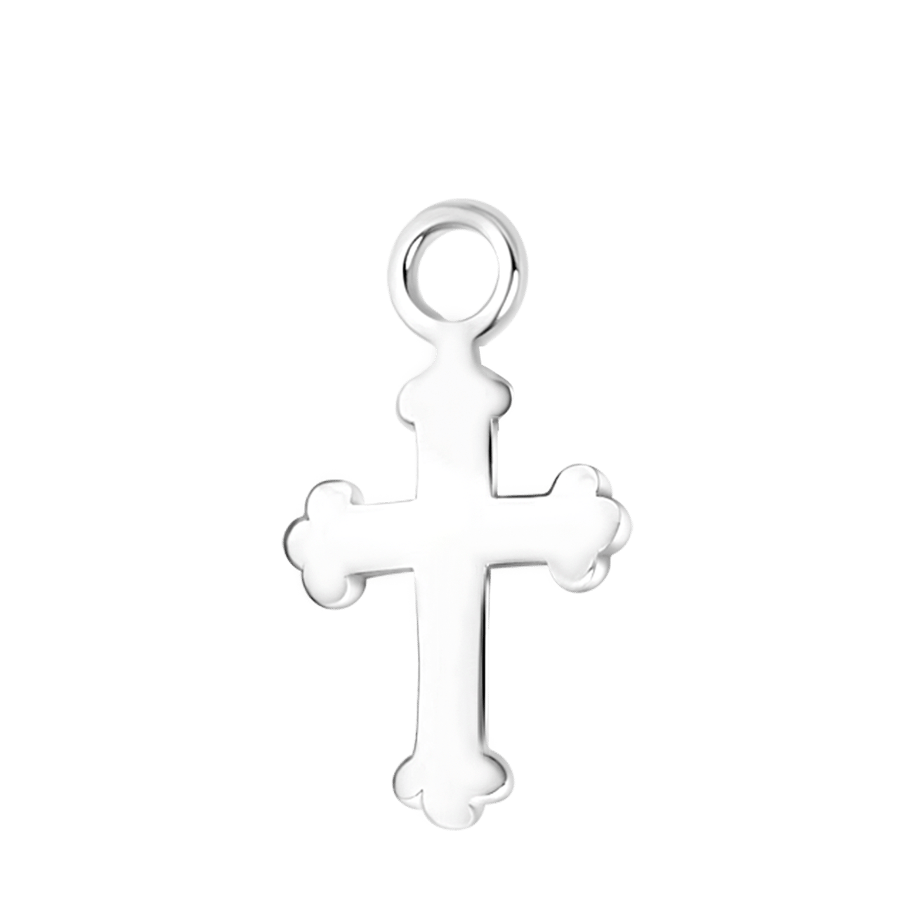 Ohrringanhänger, 925 Silber, Kreuz, Mix & Match