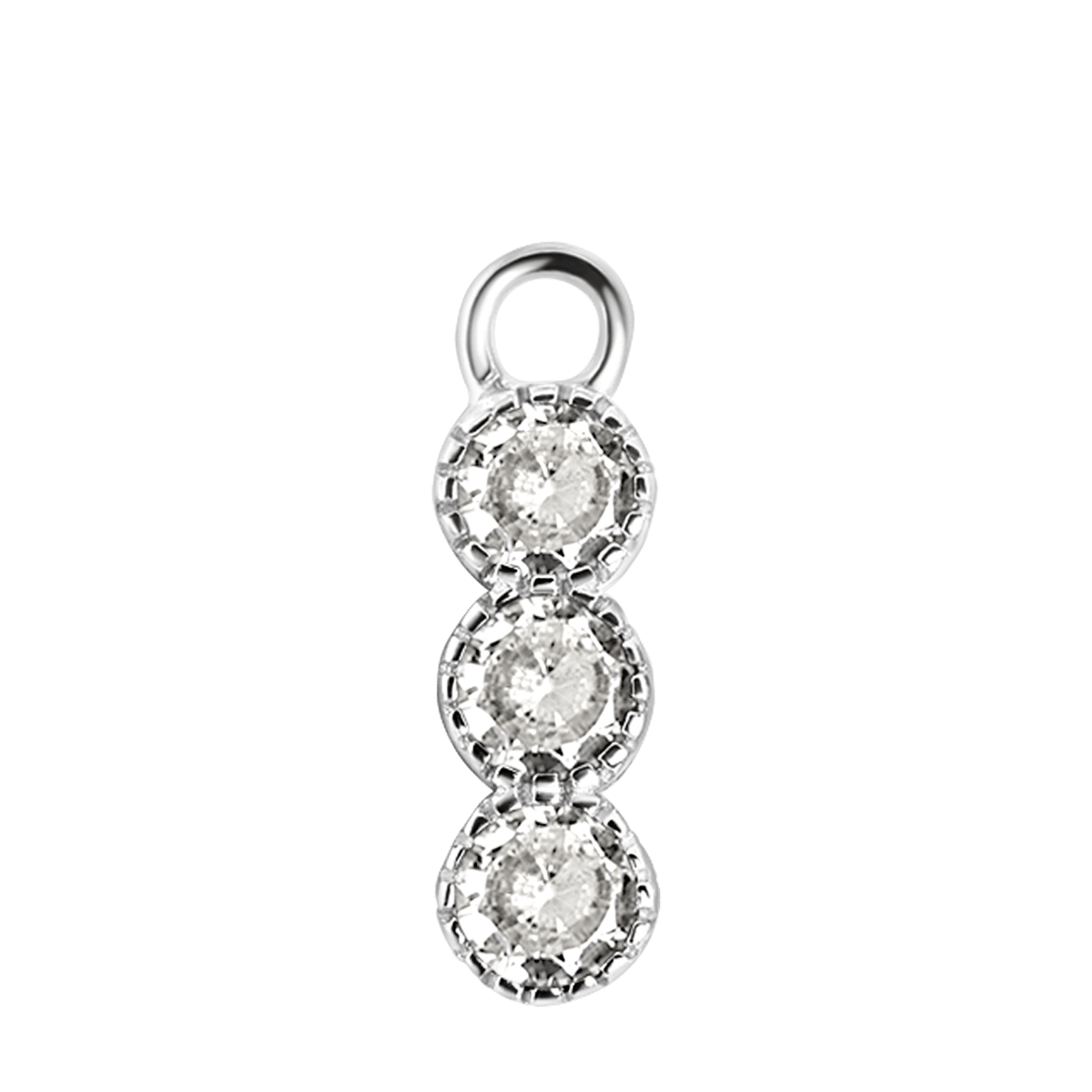 Ohrringanhänger, 925 Silber, Geburtsstein, Mix & Match