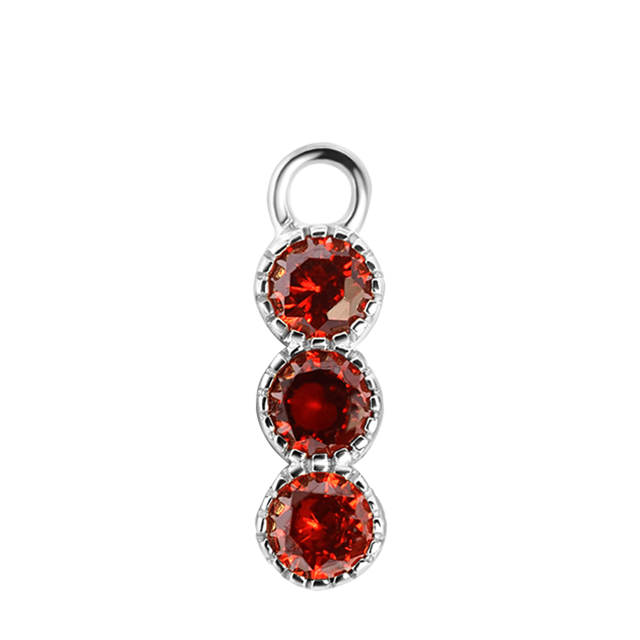 Ohrringanhänger, 925 Silber, Geburtsstein, Mix & Match