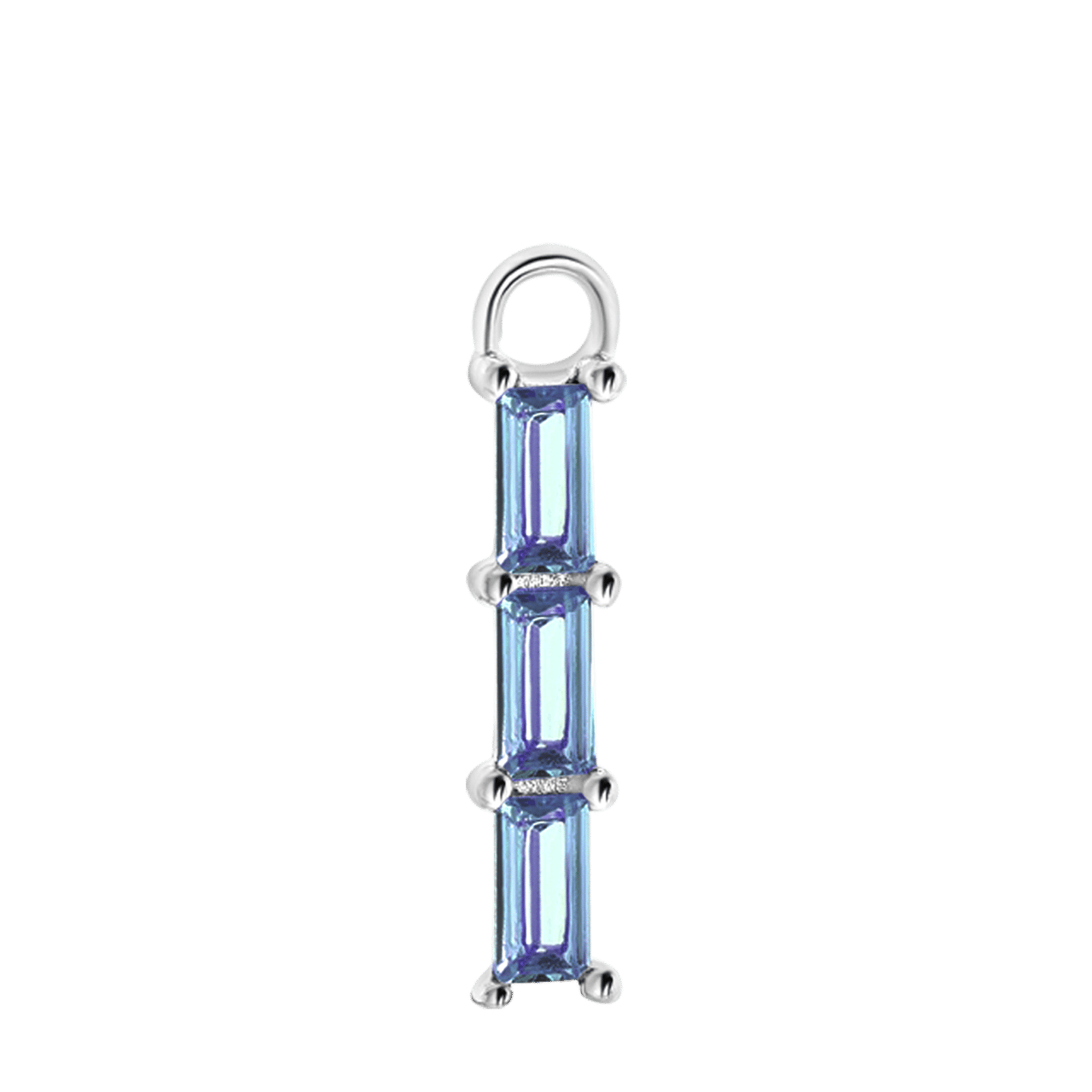 Ohrringanhänger, 925 Silber, Geburtsstein, Mix & Match