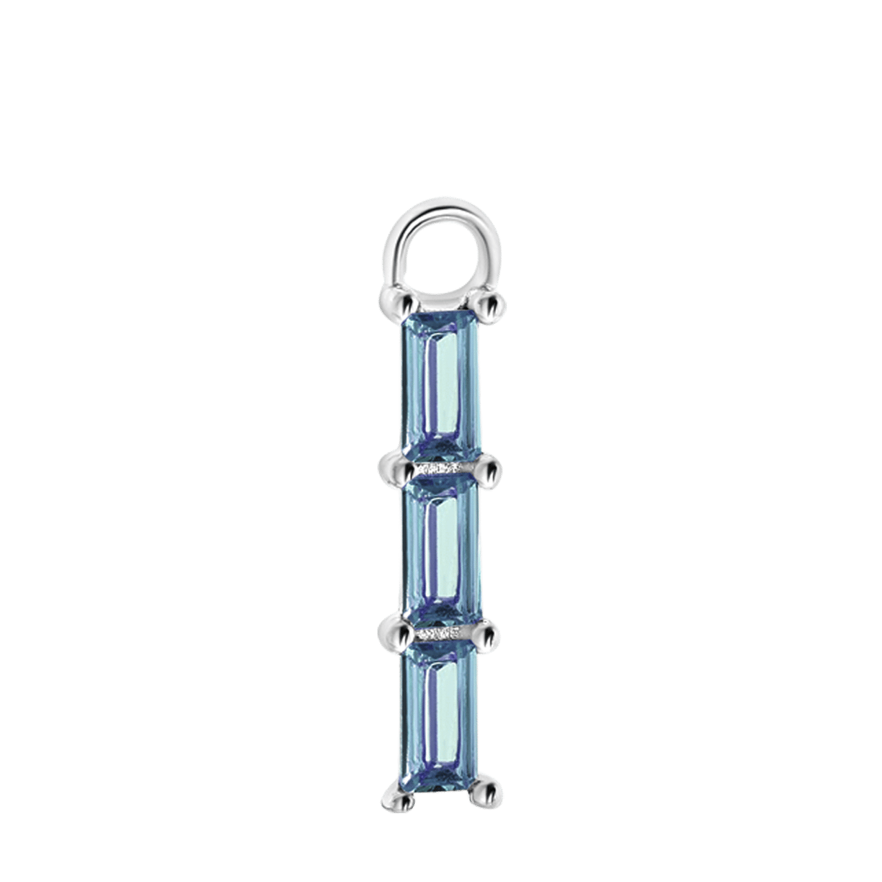 Ohrringanhänger, 925 Silber, Geburtsstein, Mix & Match