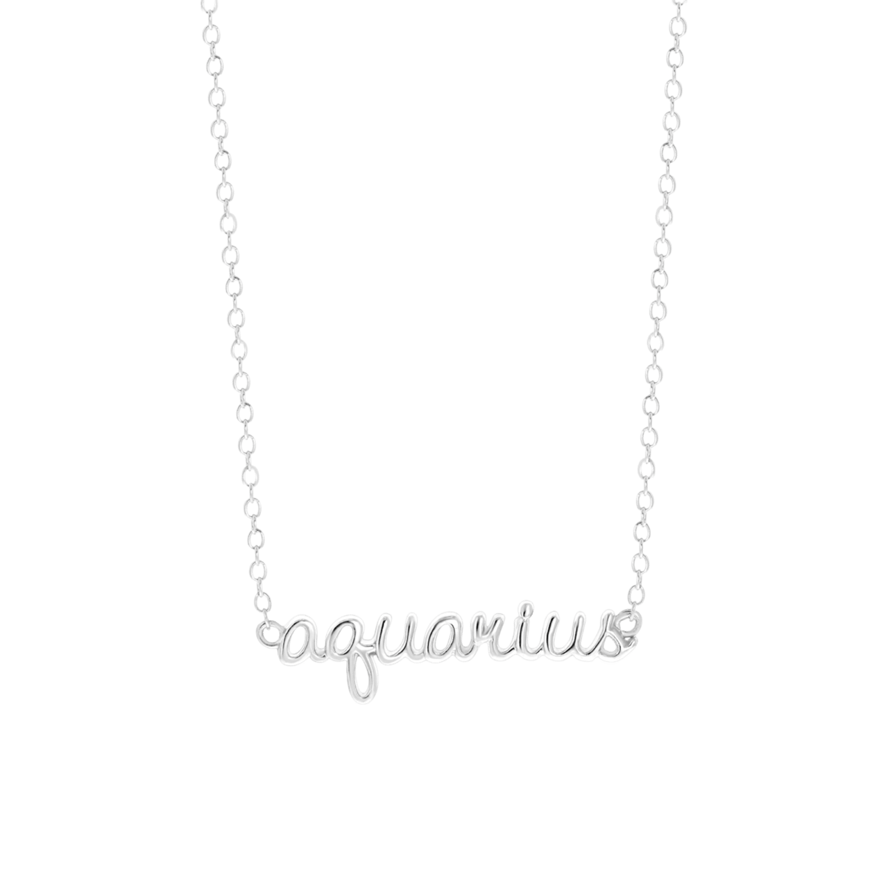 Zilveren ketting met hanger sterrenbeeld