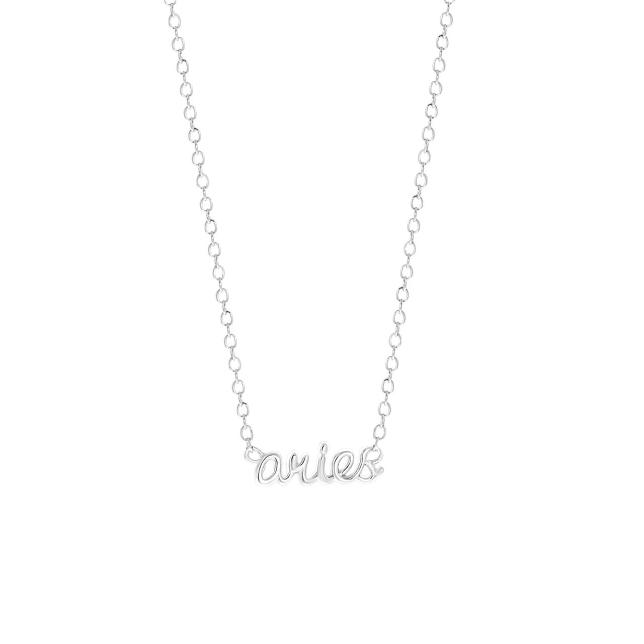 Zilveren ketting met hanger sterrenbeeld