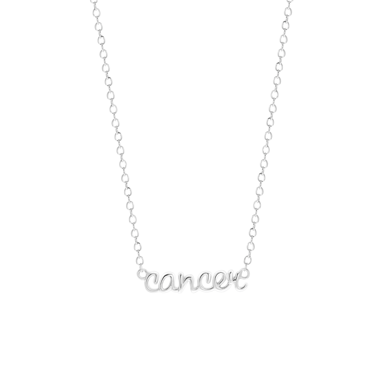 Halskette, 925 Silber, mit Sternzeichen-Anhänger