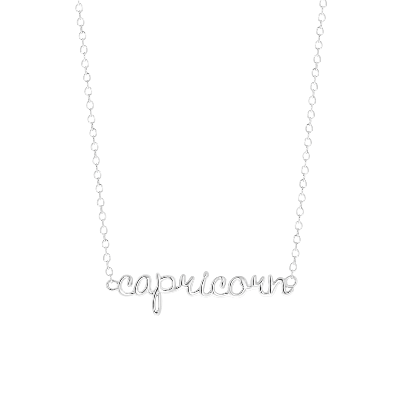 Zilveren ketting met hanger sterrenbeeld