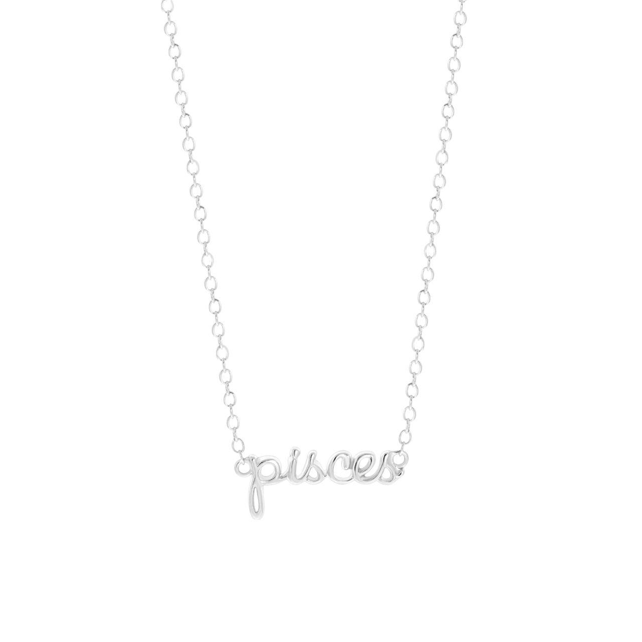 Zilveren ketting met hanger sterrenbeeld