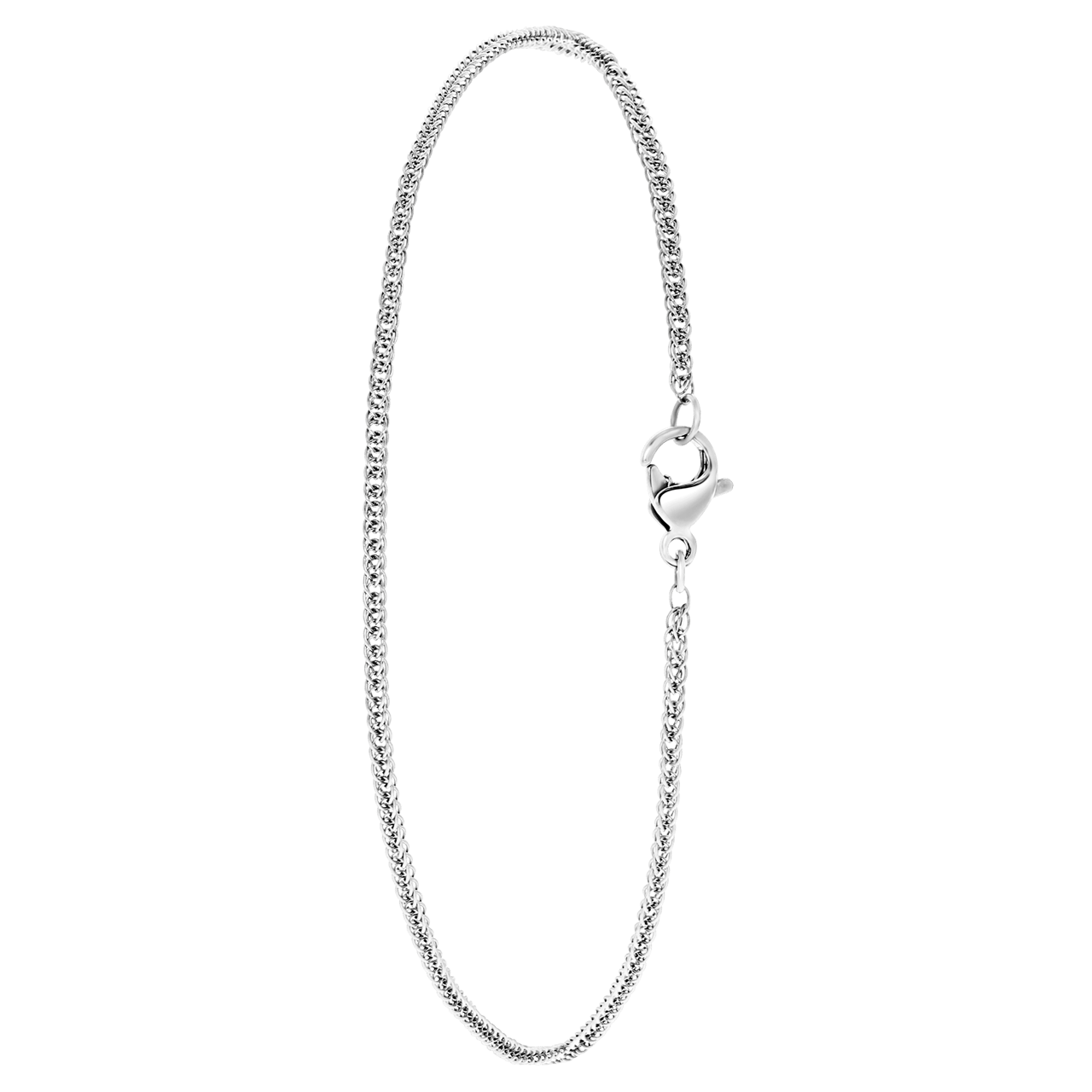 Gerecycled stainless steel enkelband spiga