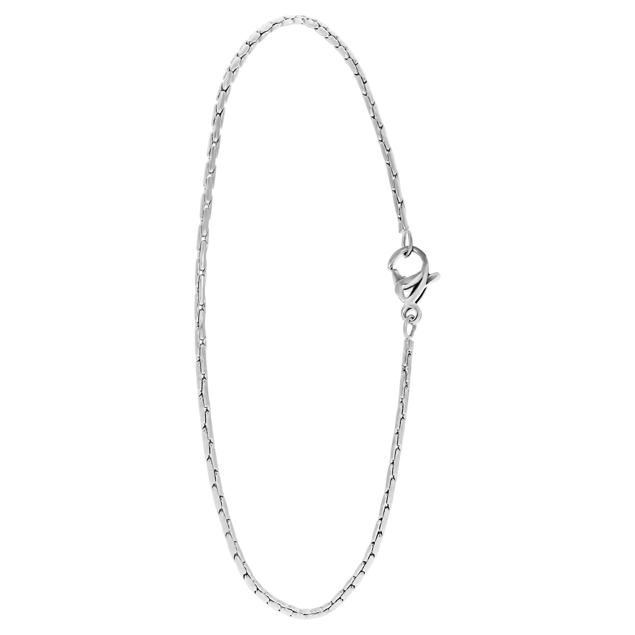 Fußkettchen, Edelstahl, Cardano-Glieder