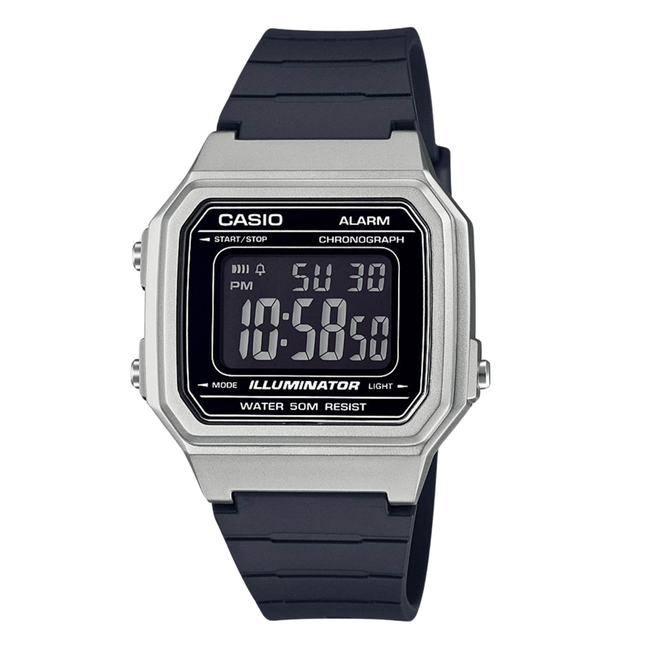 Casio Retro Horloge Zwart W-217HM-7BVEF