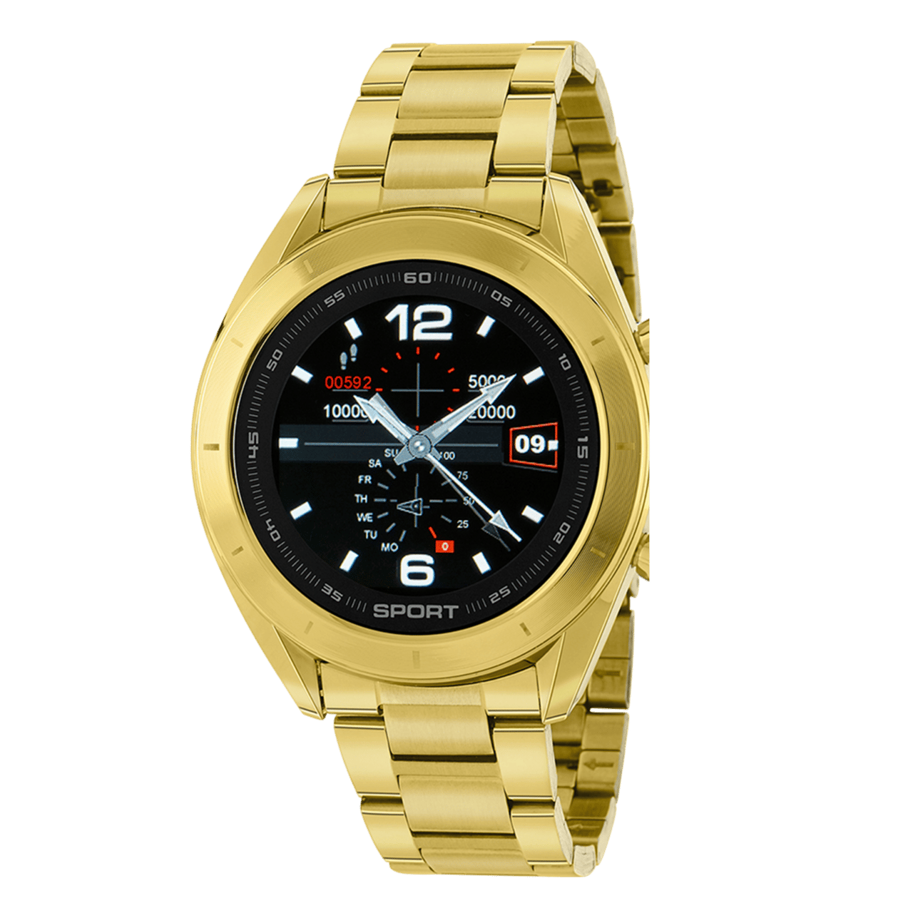 Marea Smartwatch Digitaal Heren Horloge Goudkleurig B58004/3