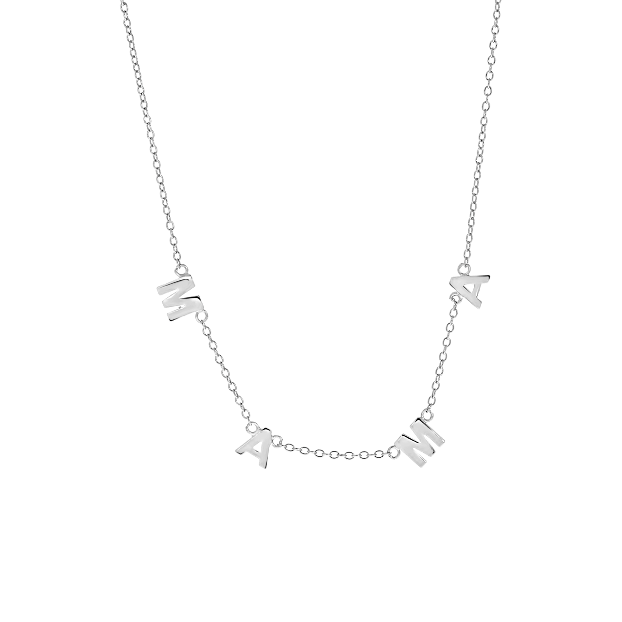 Halskette, 925 Silber, MAMA