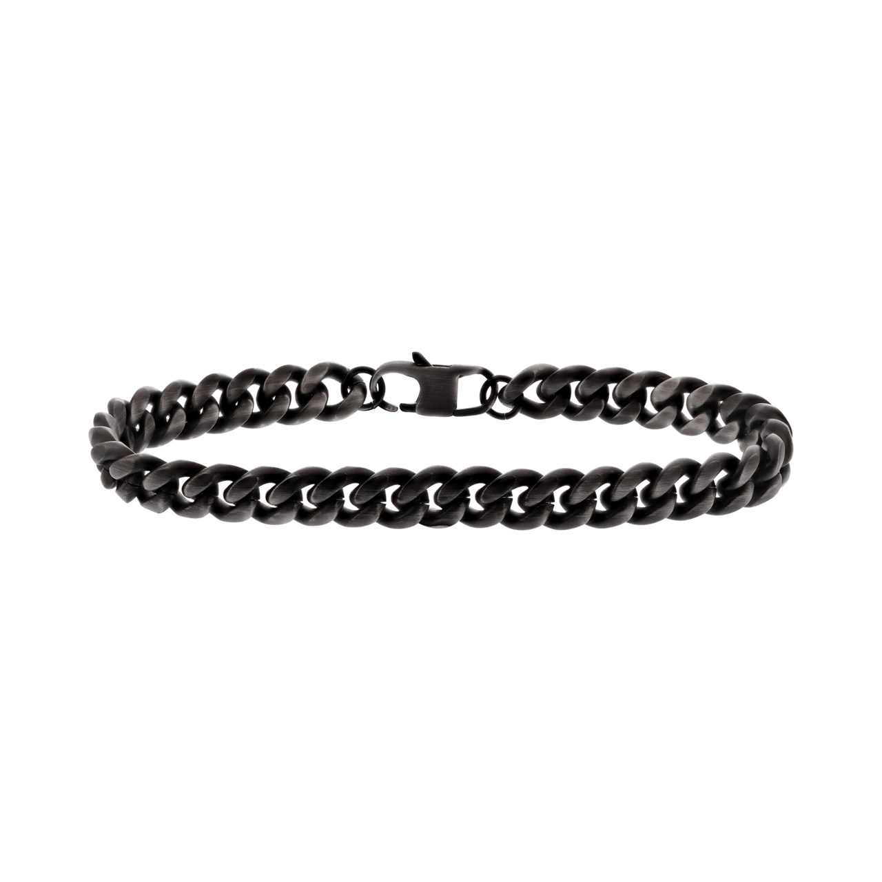 Gerecycleerd stainless steel armband met gourmetschakel