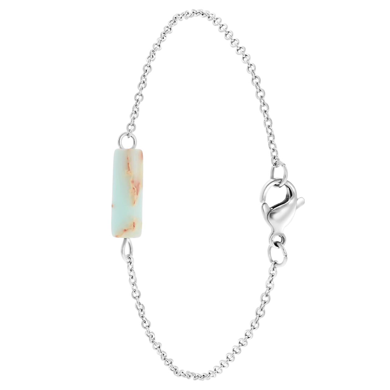 Light Turquoise stalen armband