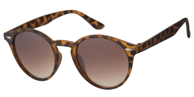 Dames zonnebril met bruine frame