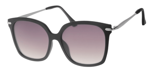 Dames zonnebril met zwarte frame