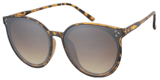 Dames zonnebril met bruine frame