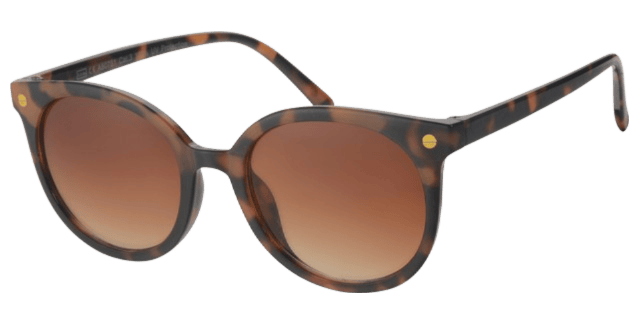 Dames zonnebril met bruine frame