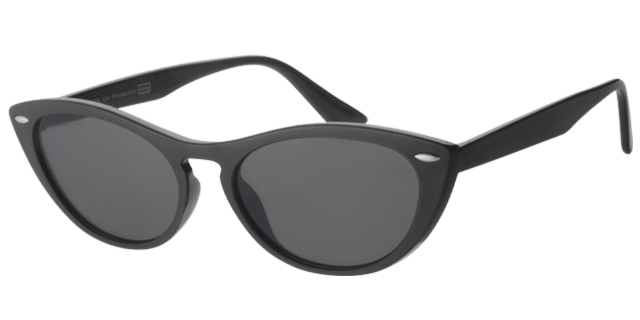 Dames zonnebril met zwarte frame