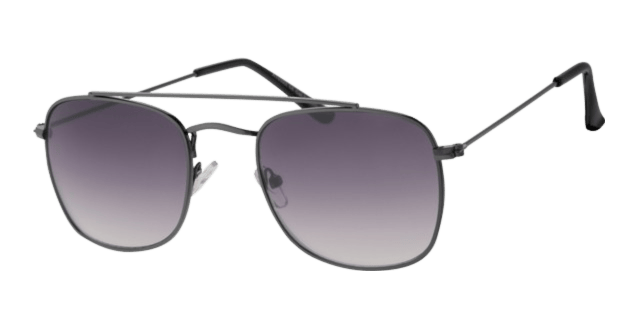 Sonnenbrille für Herren mit grauem Gestell