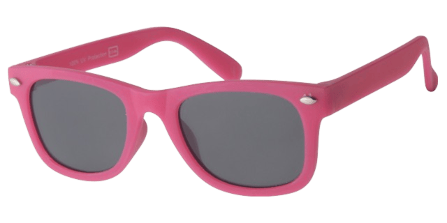 Kids zonnebril met fuchsia frame