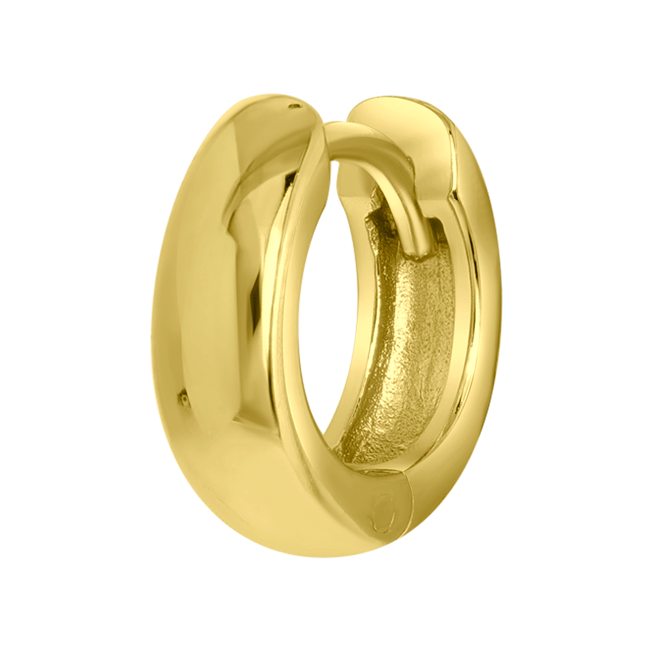 Zilveren goldplated helixpiercing 3,5mm voor dames
