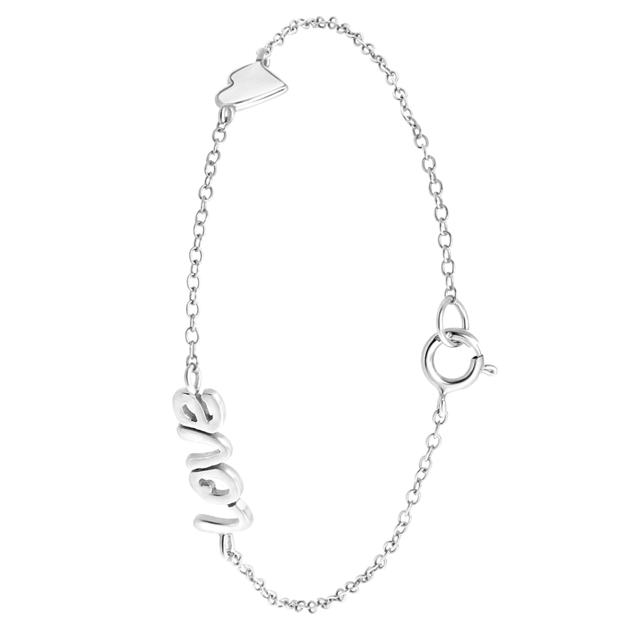 Armband, 925 Silber, Heart-Love