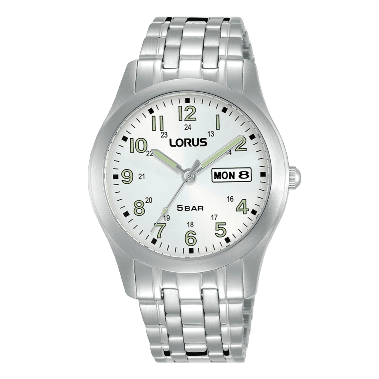 Lorus Heren Horloge Zilverkleurig 50m RXN75DX9