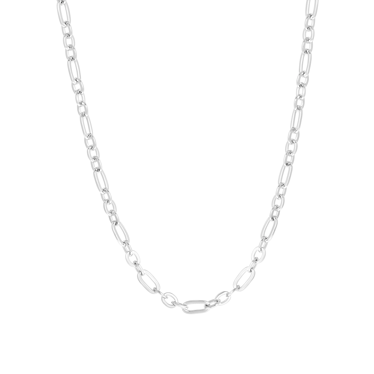 Gliederkette, 925 Silber, Mix & Match