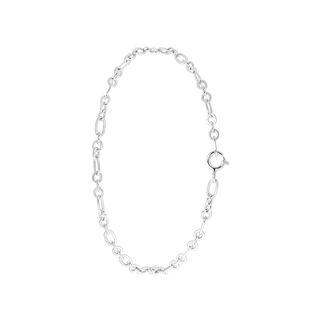 Zilveren schakelarmband Mix&Match