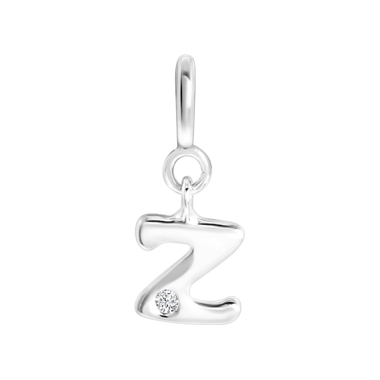 Zilveren bedel letter Mix&Match