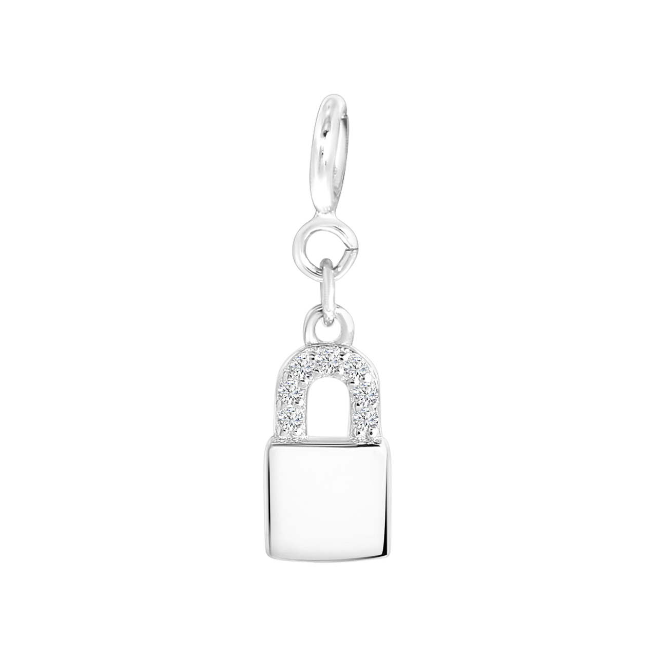 Anhänger, 925 Silber, Schloss, Mix & Match