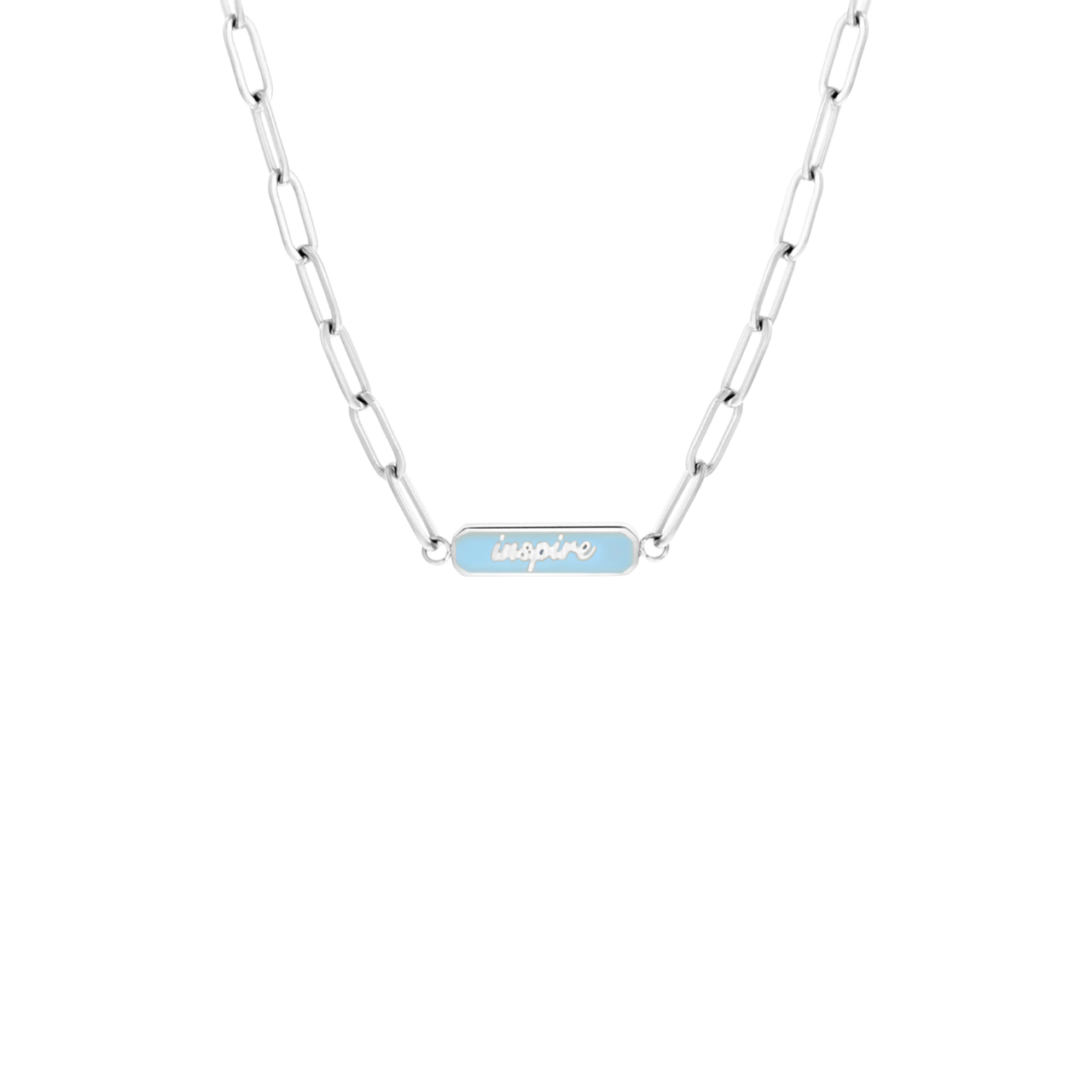 Stalen goldplated ketting met hanger voor dames