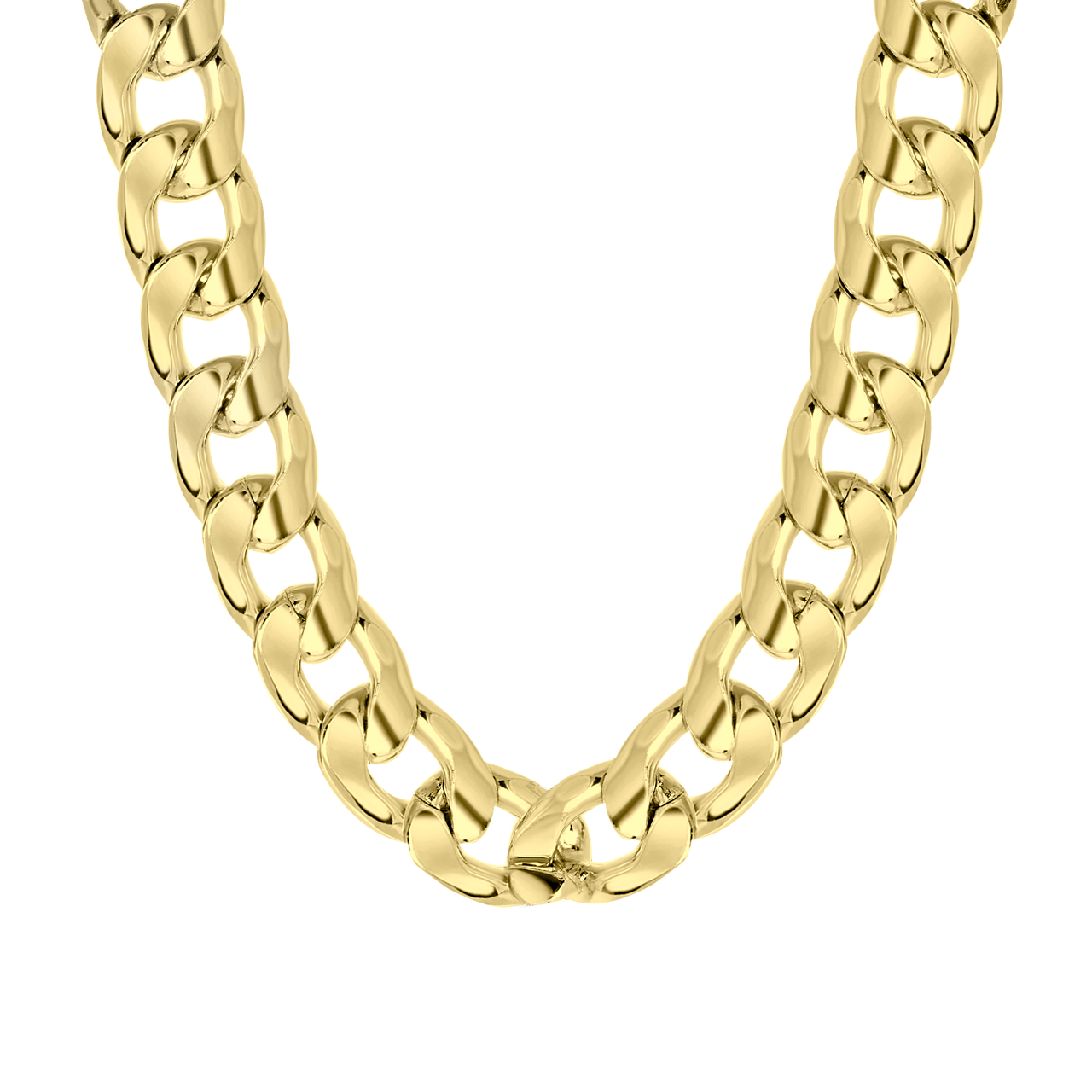 Goudkleurige bijoux ketting chunky