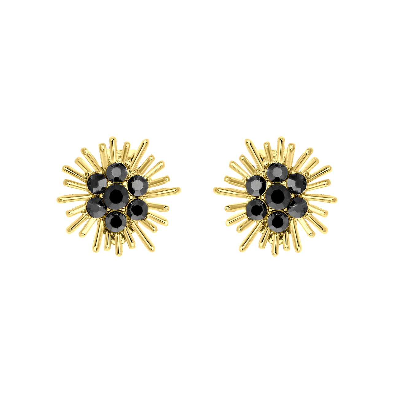 Goudkleurige bijoux oorbellen clip