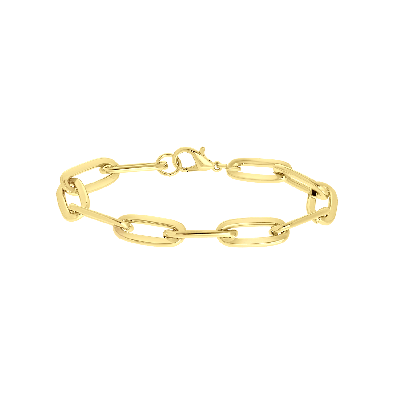 Goudkleurige bijoux armband ovaal