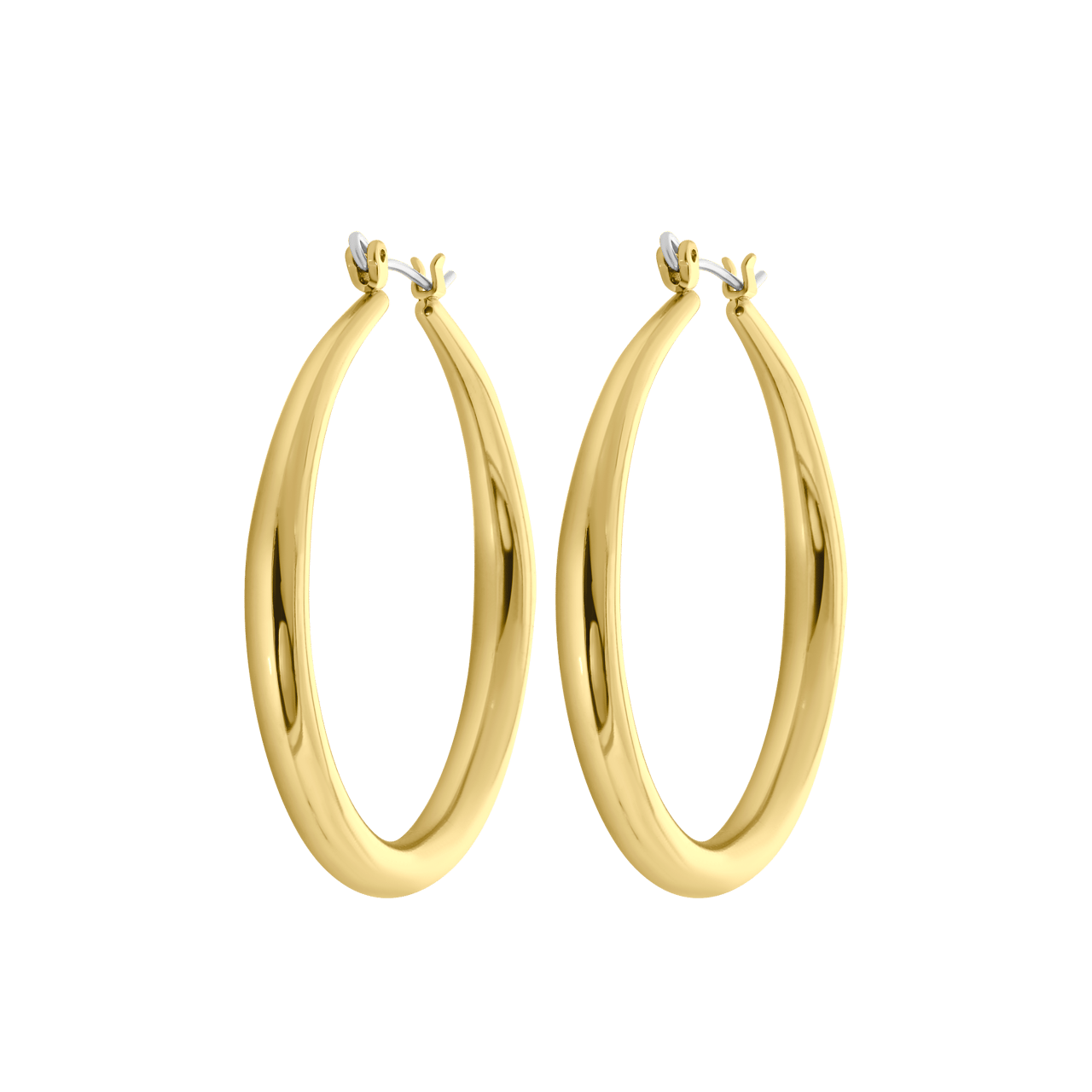 Goudkleurige bijoux oorringen