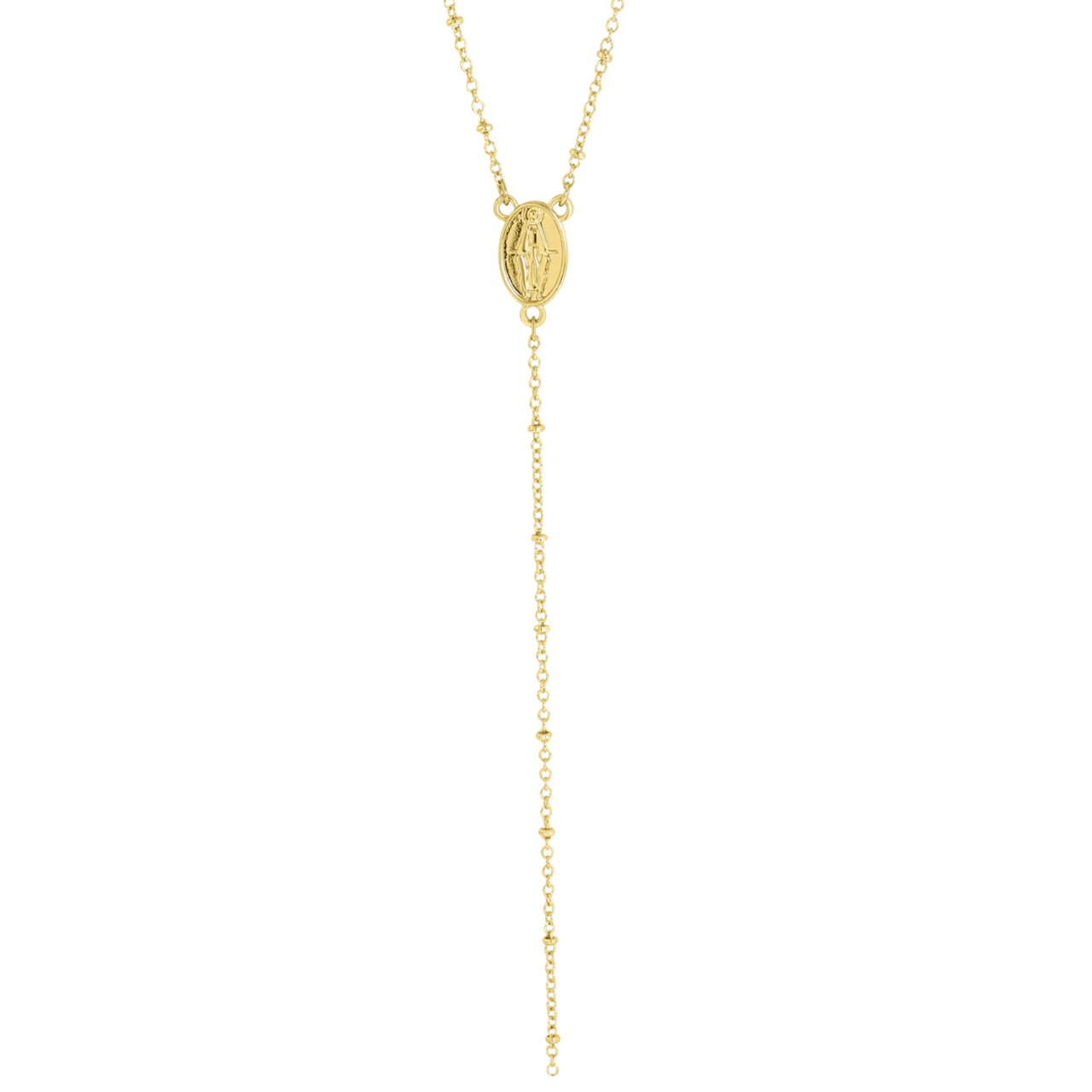 Goudkleurige bijoux rozenkrans