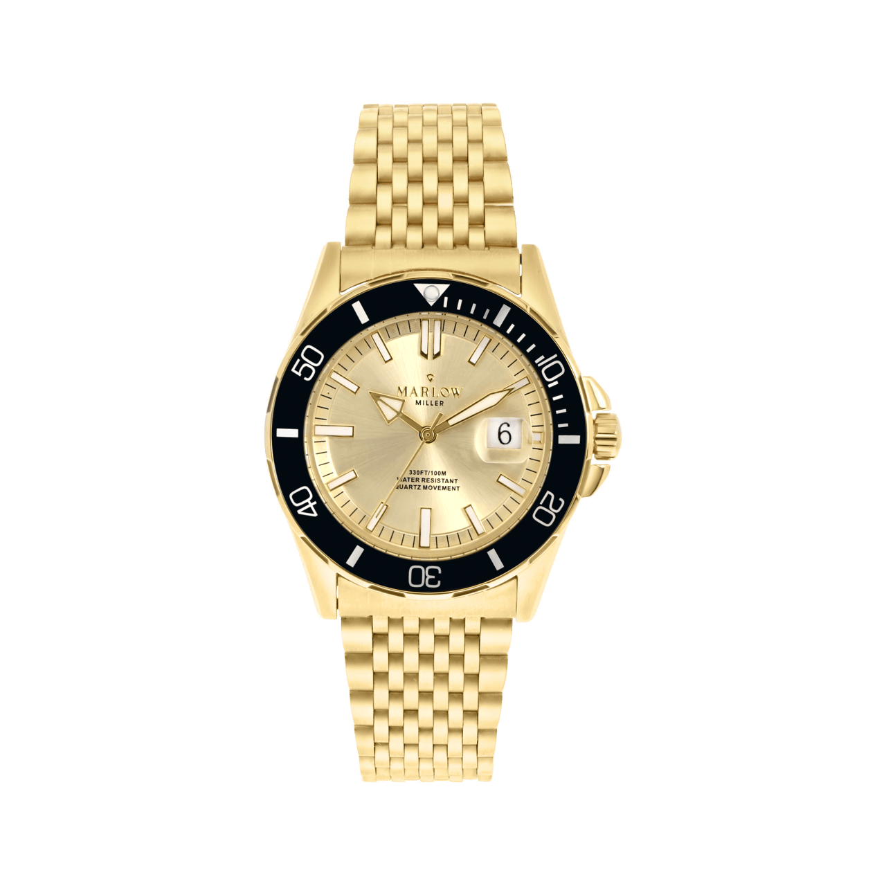 Marlow Miller Armbanduhr mit goldfarbenem Armband