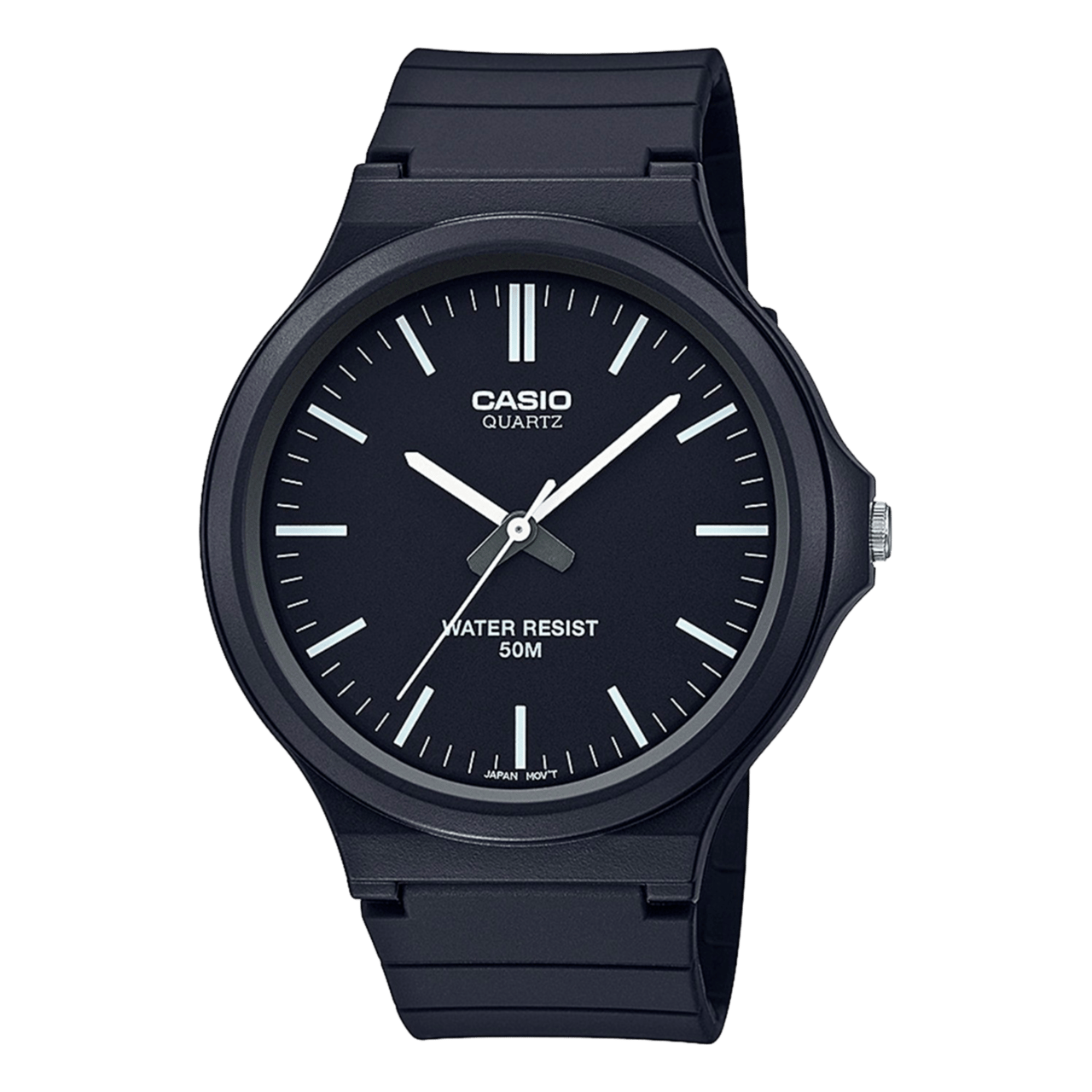 CASIO COLLECTION, schwarzes Zifferbl. MW-240-1EVEF