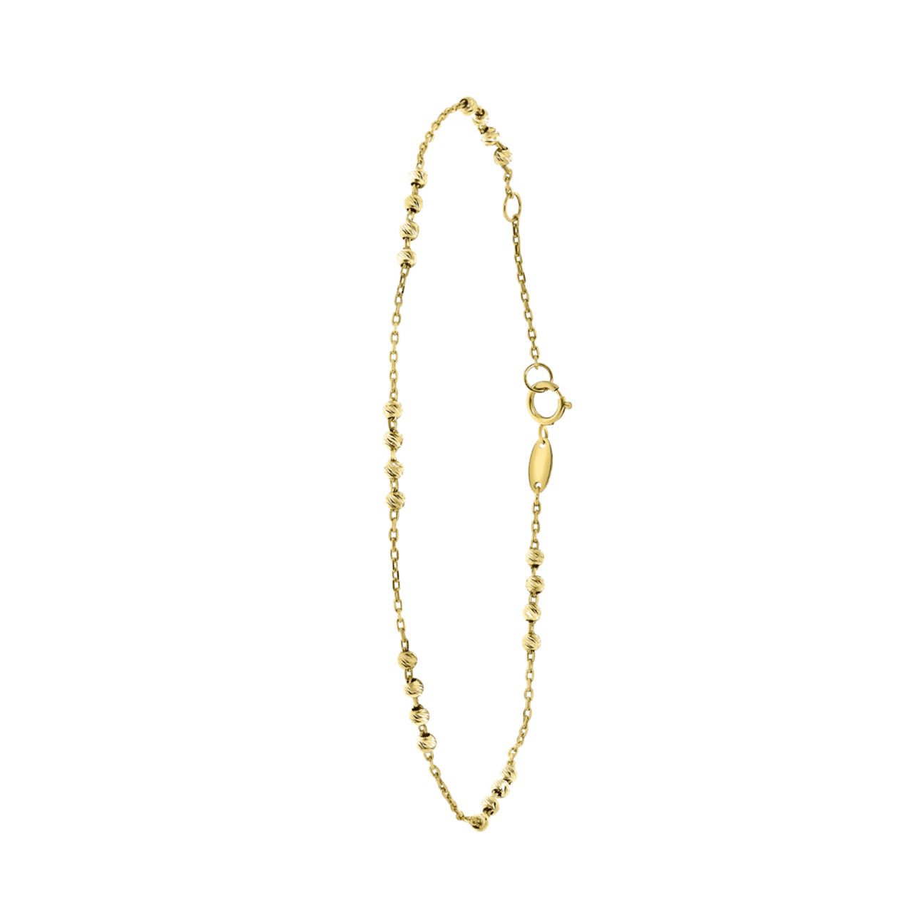 Armband, 750 Gelbgold, Kugeln