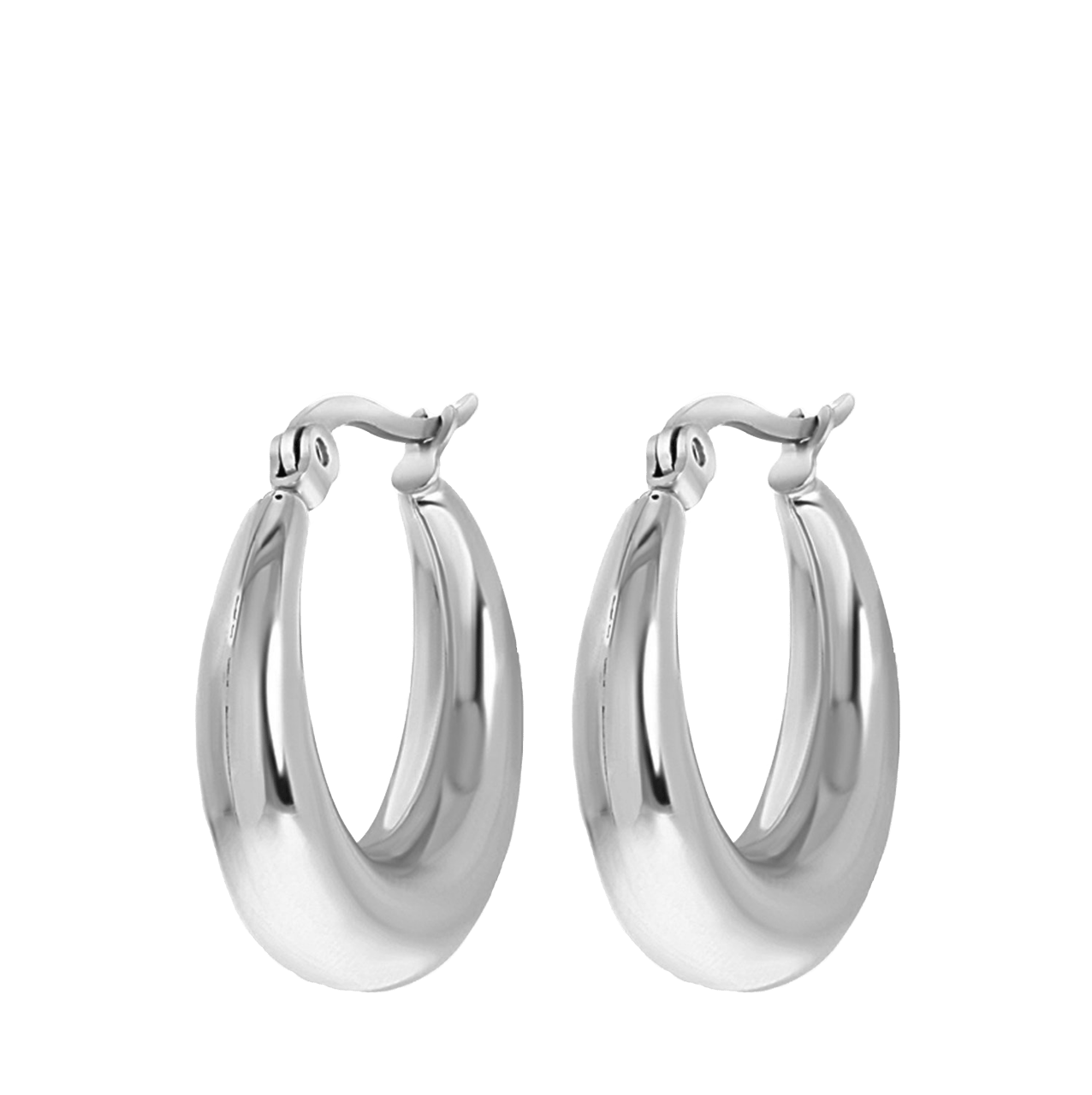 Myla stainless steel goldplated oorringen voor dames