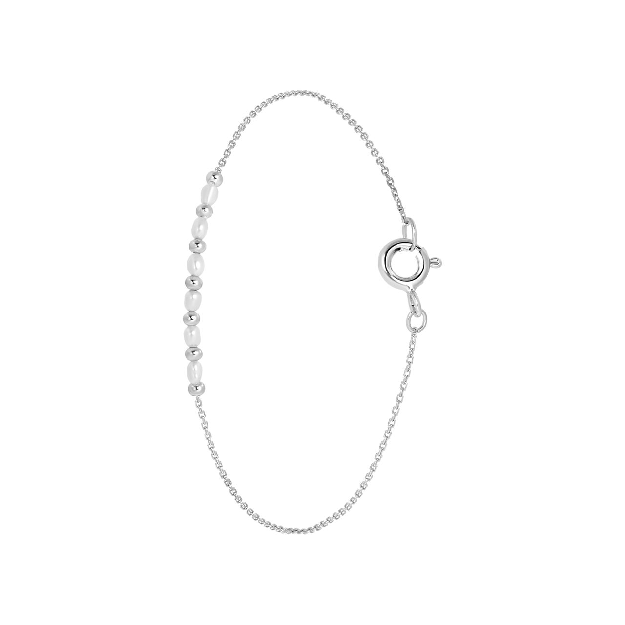 Zilveren armband zoetwaterparels