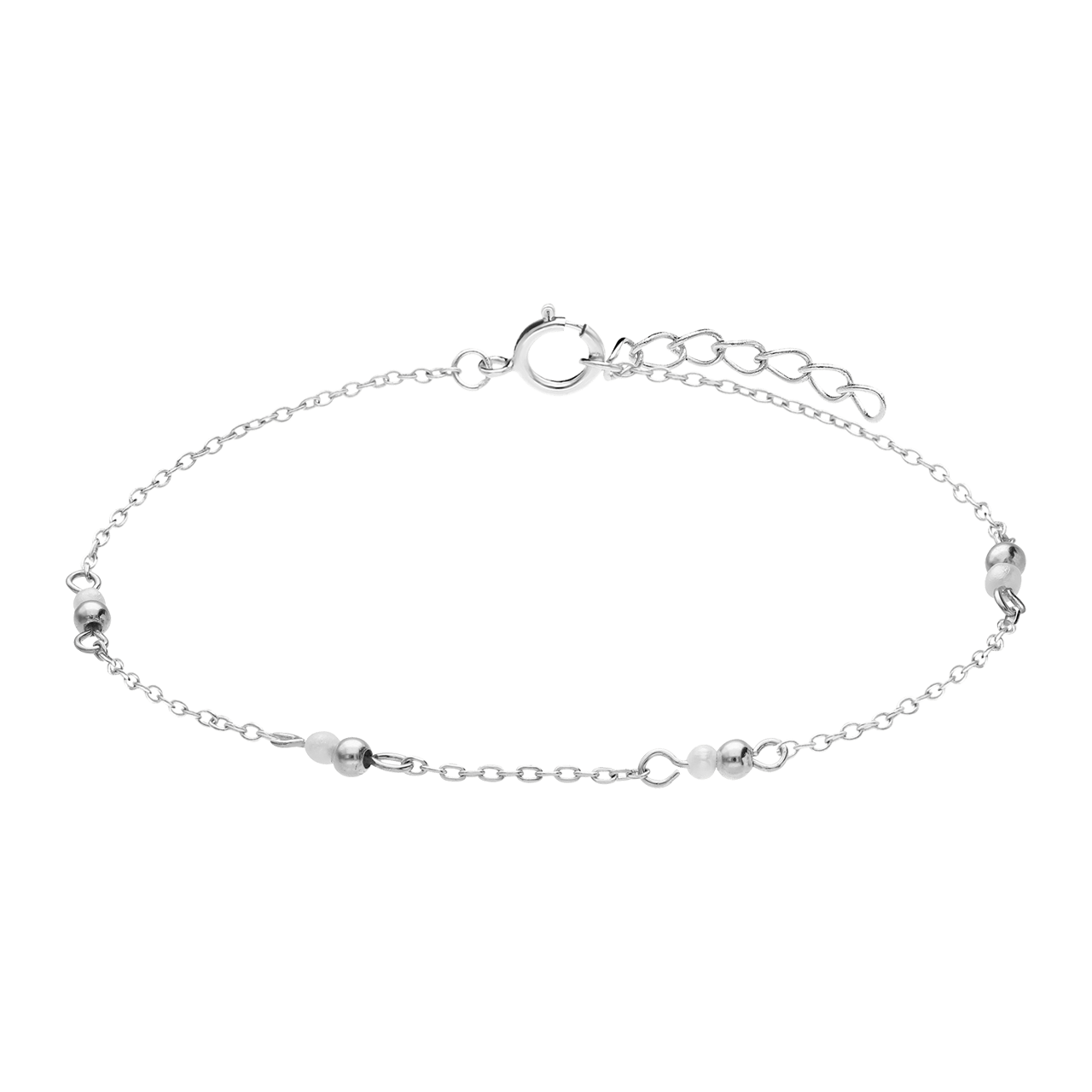 Zilveren armband zoetwaterparels