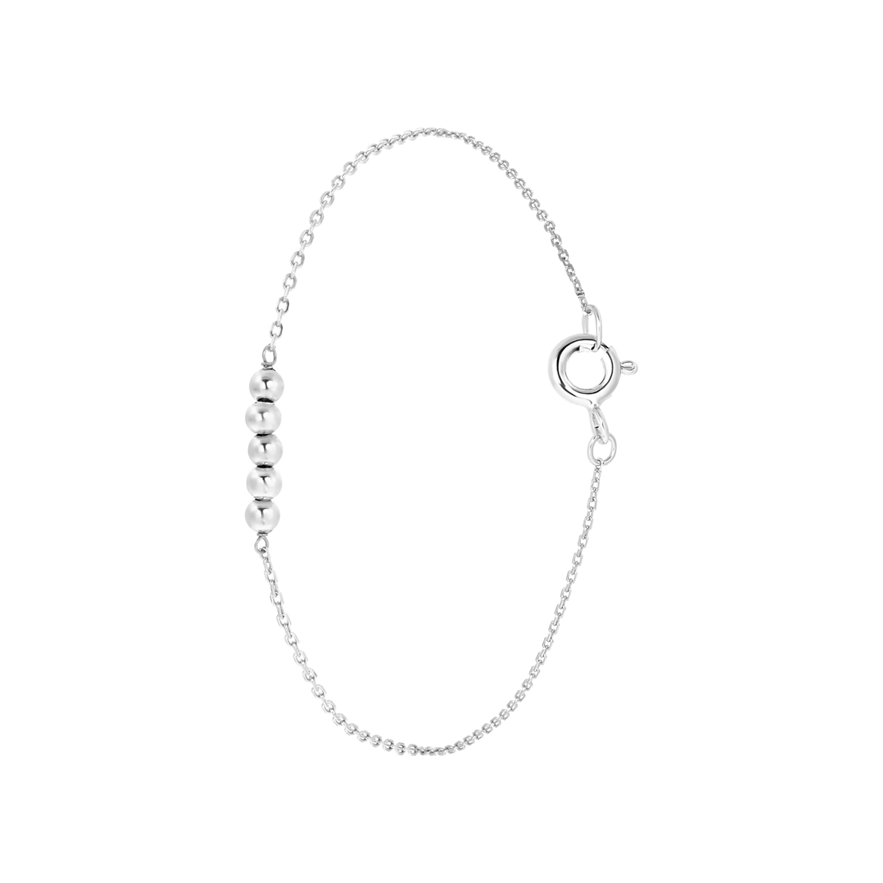Zilveren armband bal