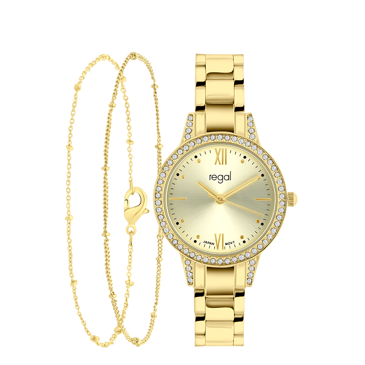Regal-Geschenk-Set mit kostenlosem, goldfarbenem Armband