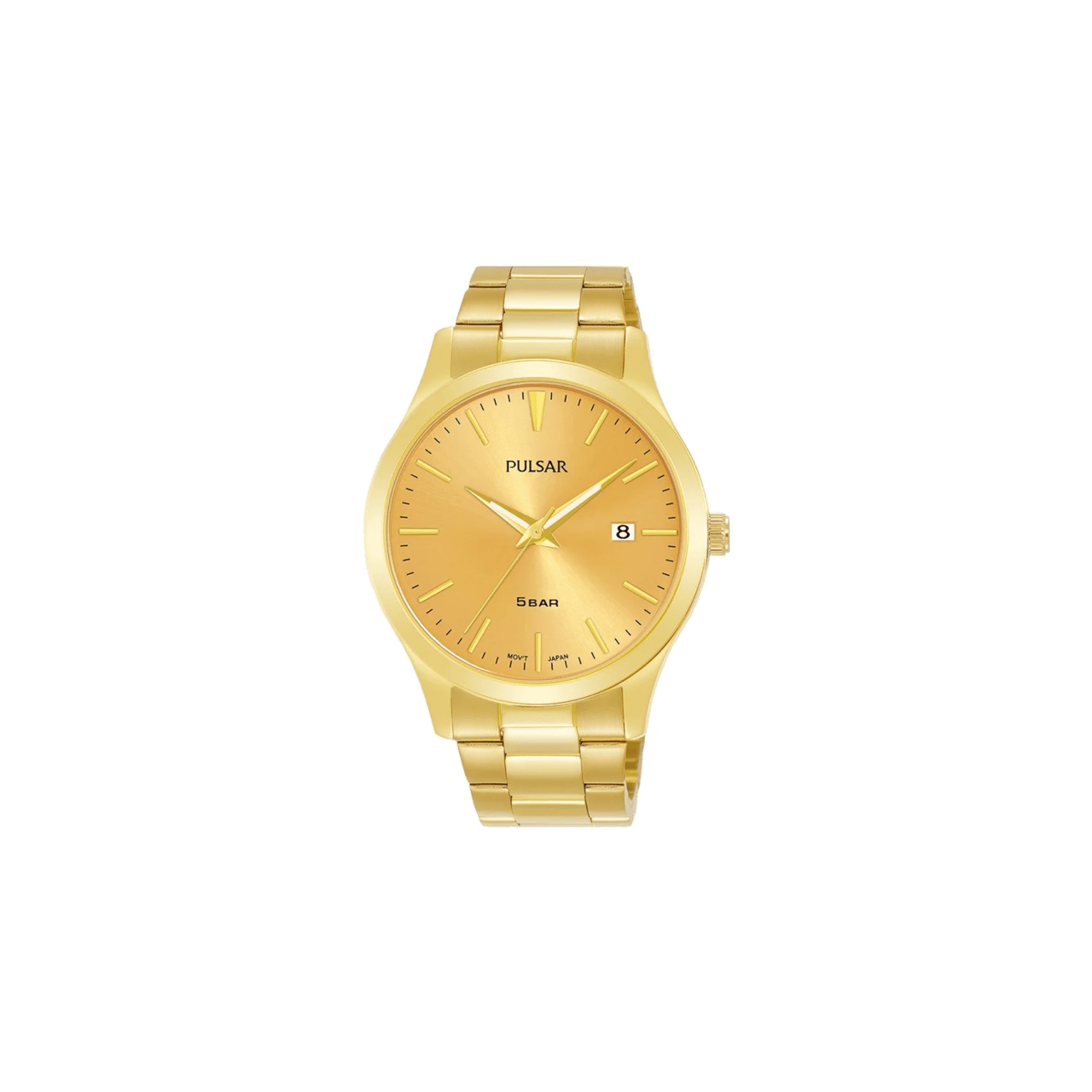 Pulsar Heren Horloge Goudkleurig 50M PS9672X1