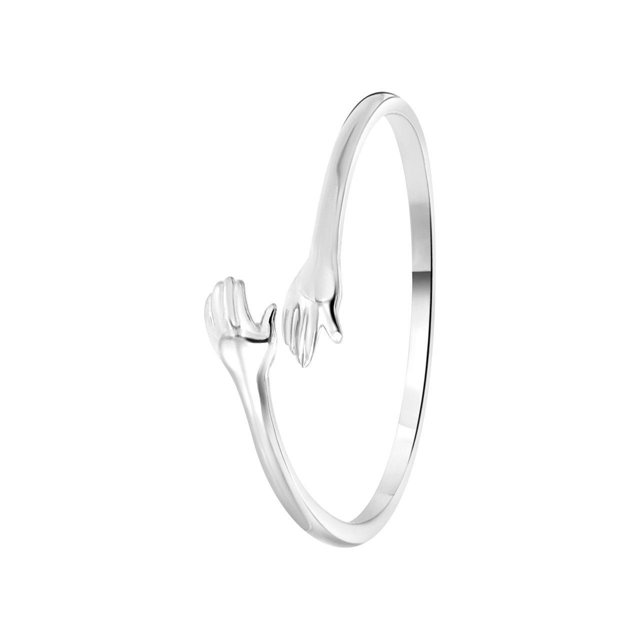 Ring, 925 Silber, Umarmung